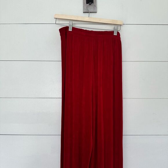 A Touch of Class Women’s Large Extra Large Red Acetate Pants Travelers - Picture 1 of 6